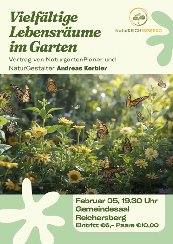 Vielfältige Lebensräume im Garten